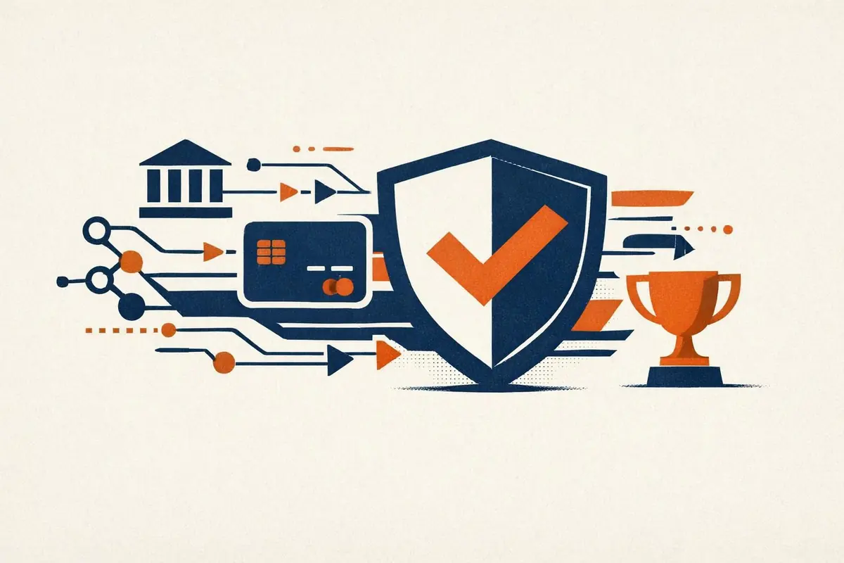 Conceptual illustration of open banking and safer gambling safeguards